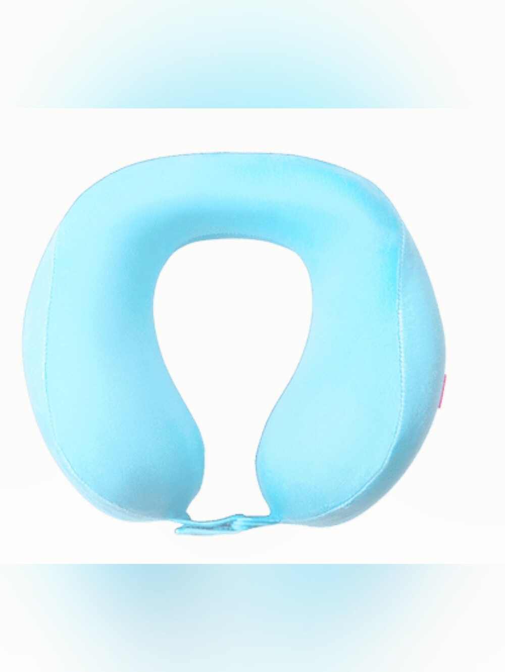NEW! Miamica Blue Ergonomic Travel Neck Pillow – Coastal Charm